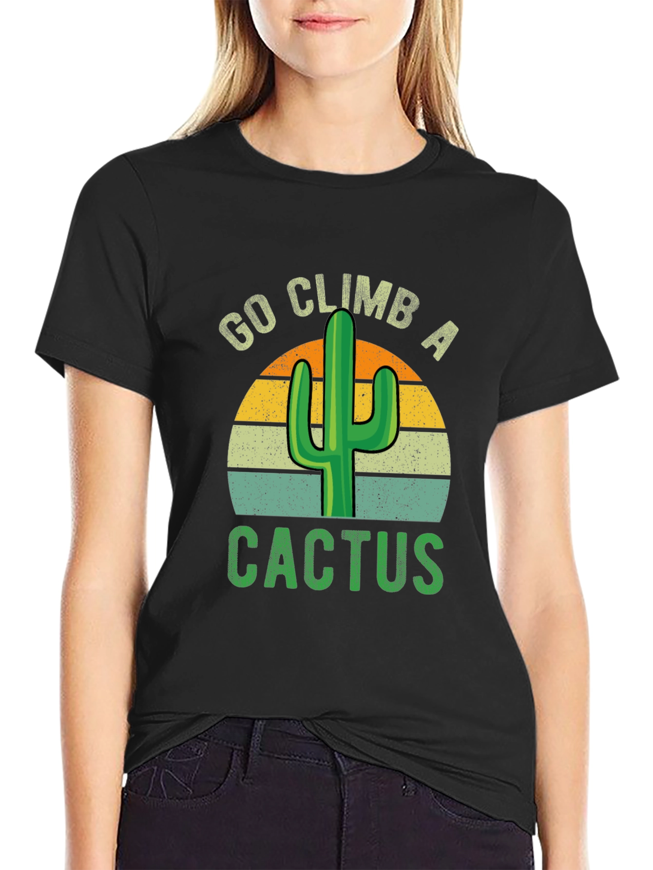 Go Climb A Cactus Graphic T-Shirt