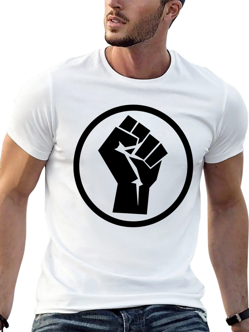 Black Power Fist Graphic Tee - Unisex Activism T-Shirt
