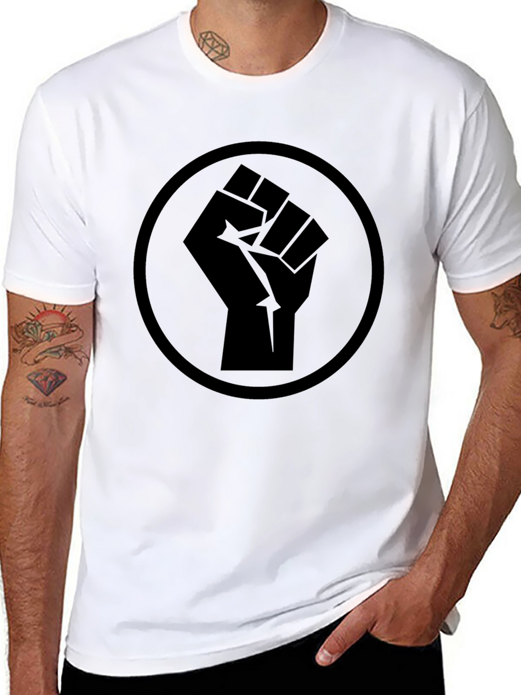 Black Power Fist Graphic Tee - Unisex Activism T-Shirt