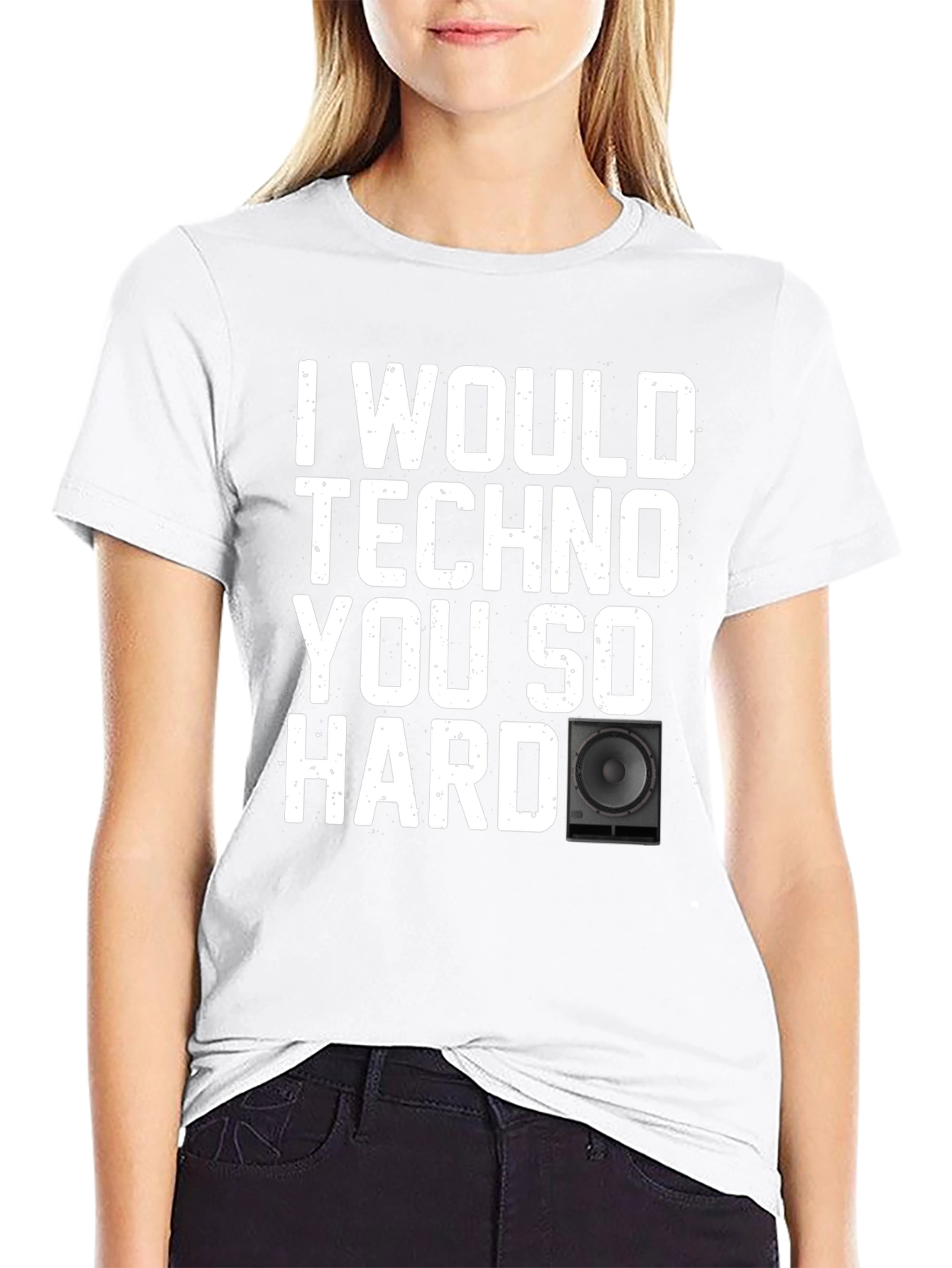 Techno You So Hard Graphic Tee - Music Lover T-Shirt