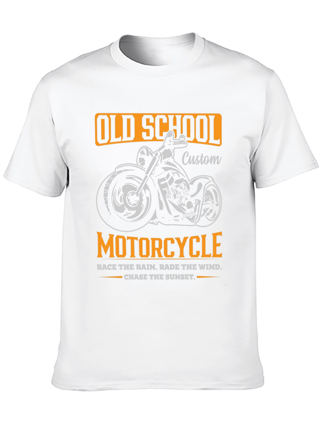 Old School Motorcycle Graphic T-Shirt