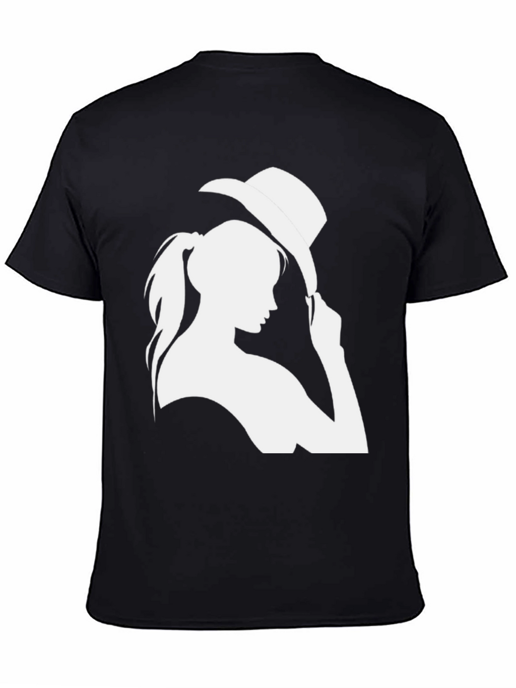 Cowgirl Graphic Tee - Trendy Black T-Shirt