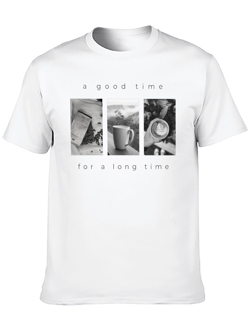 Coffee Time Black T-Shirt