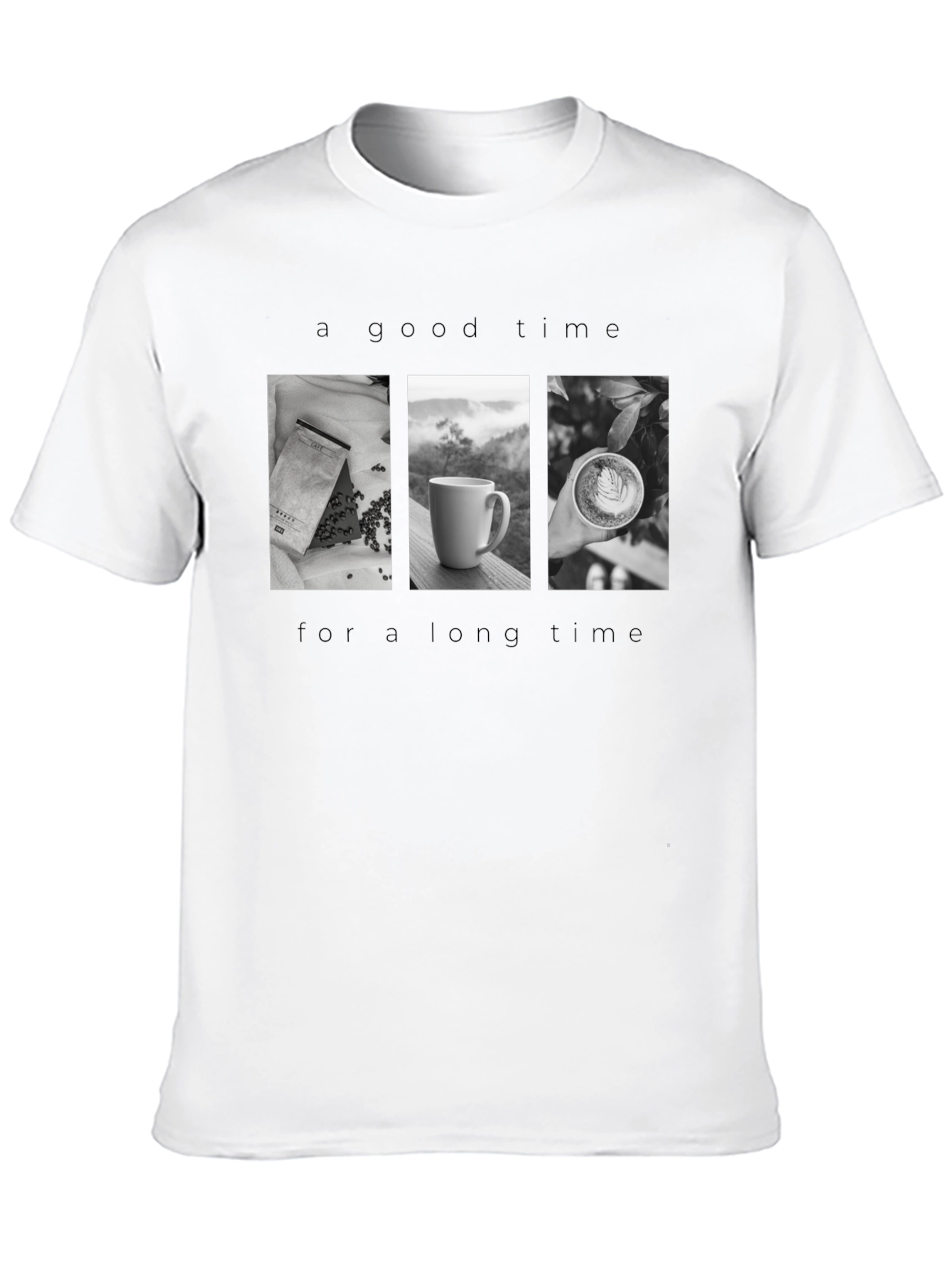 Coffee Time Black T-Shirt