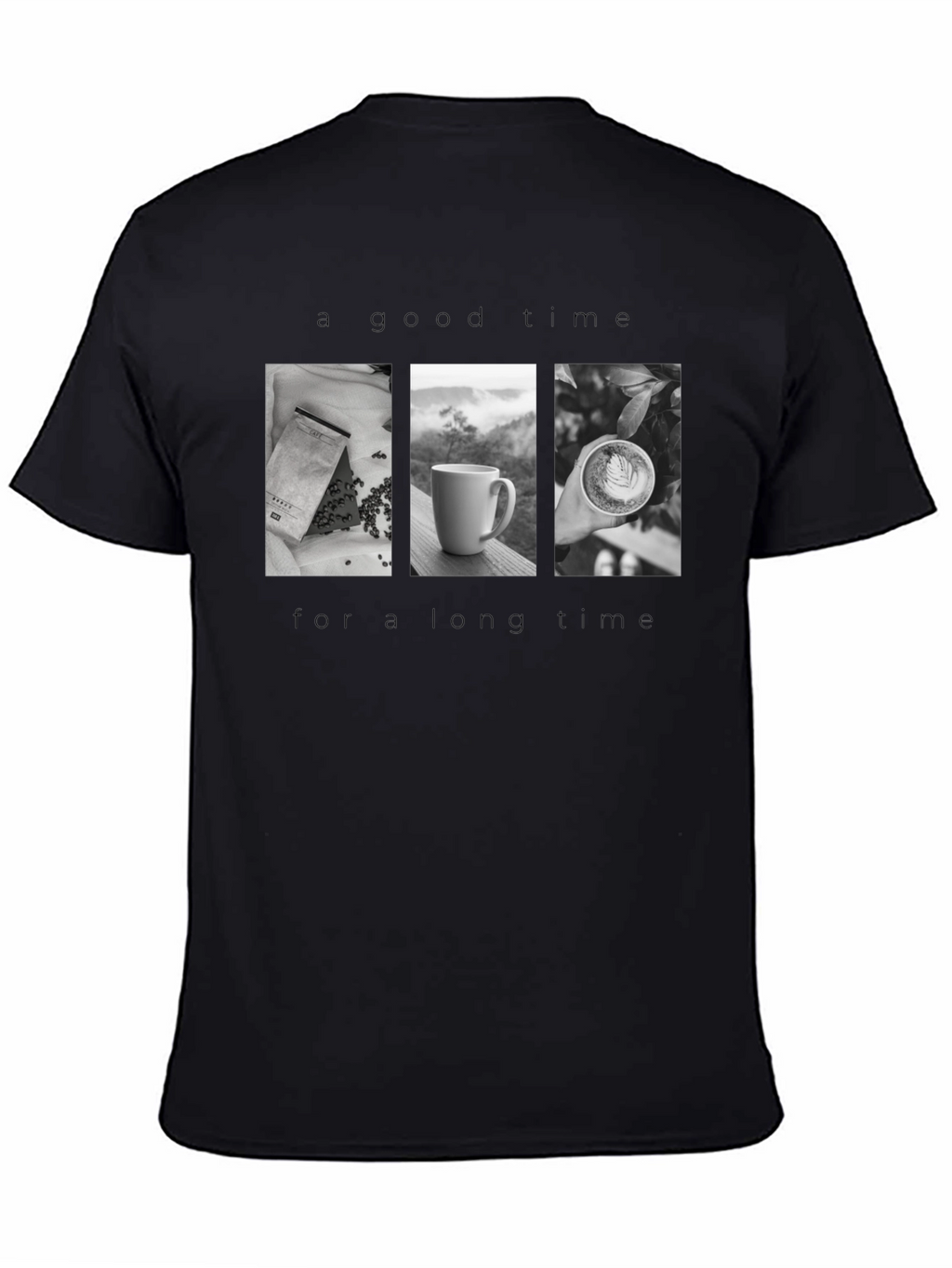 Coffee Time Black T-Shirt
