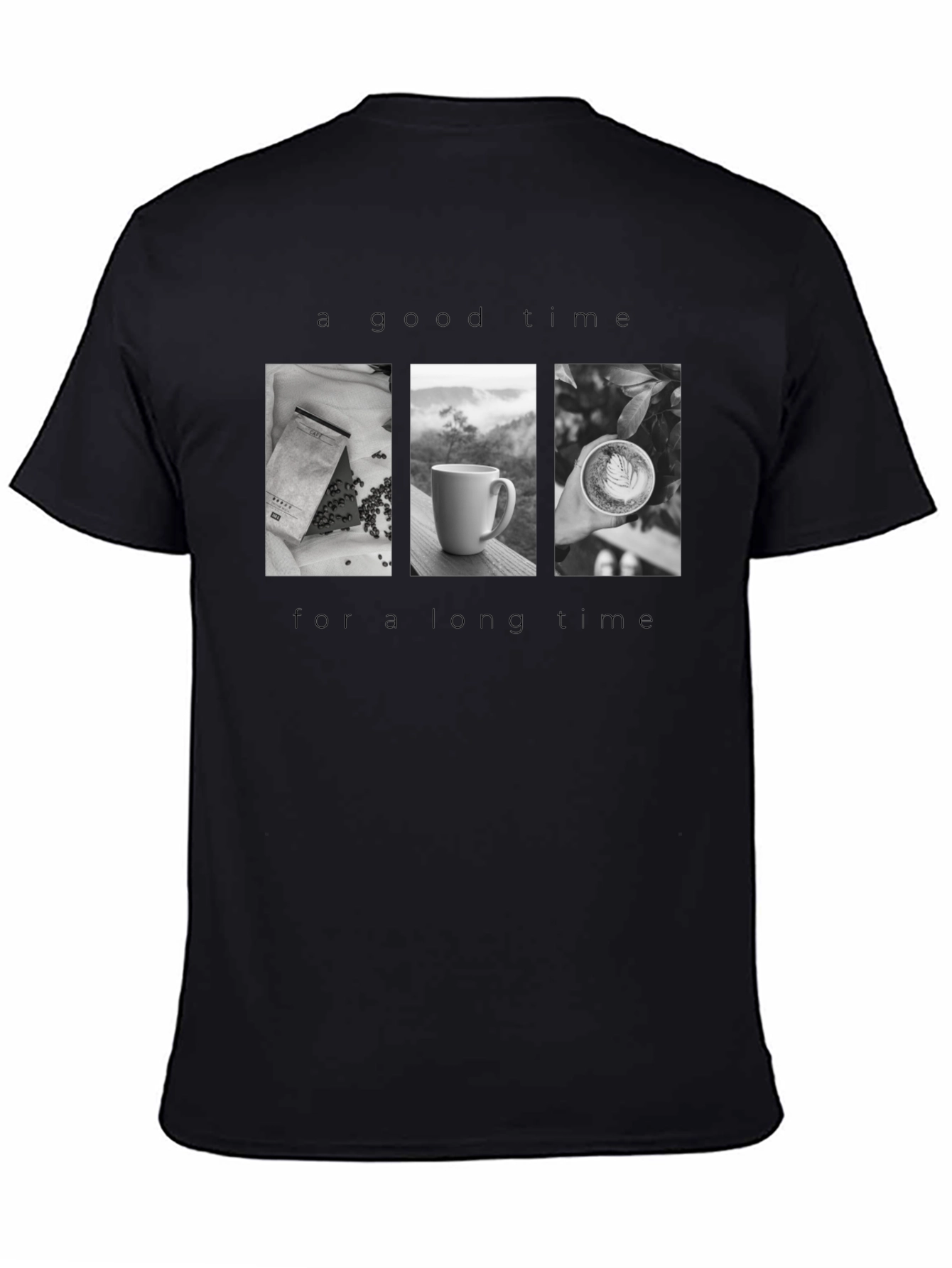 Coffee Time Black T-Shirt