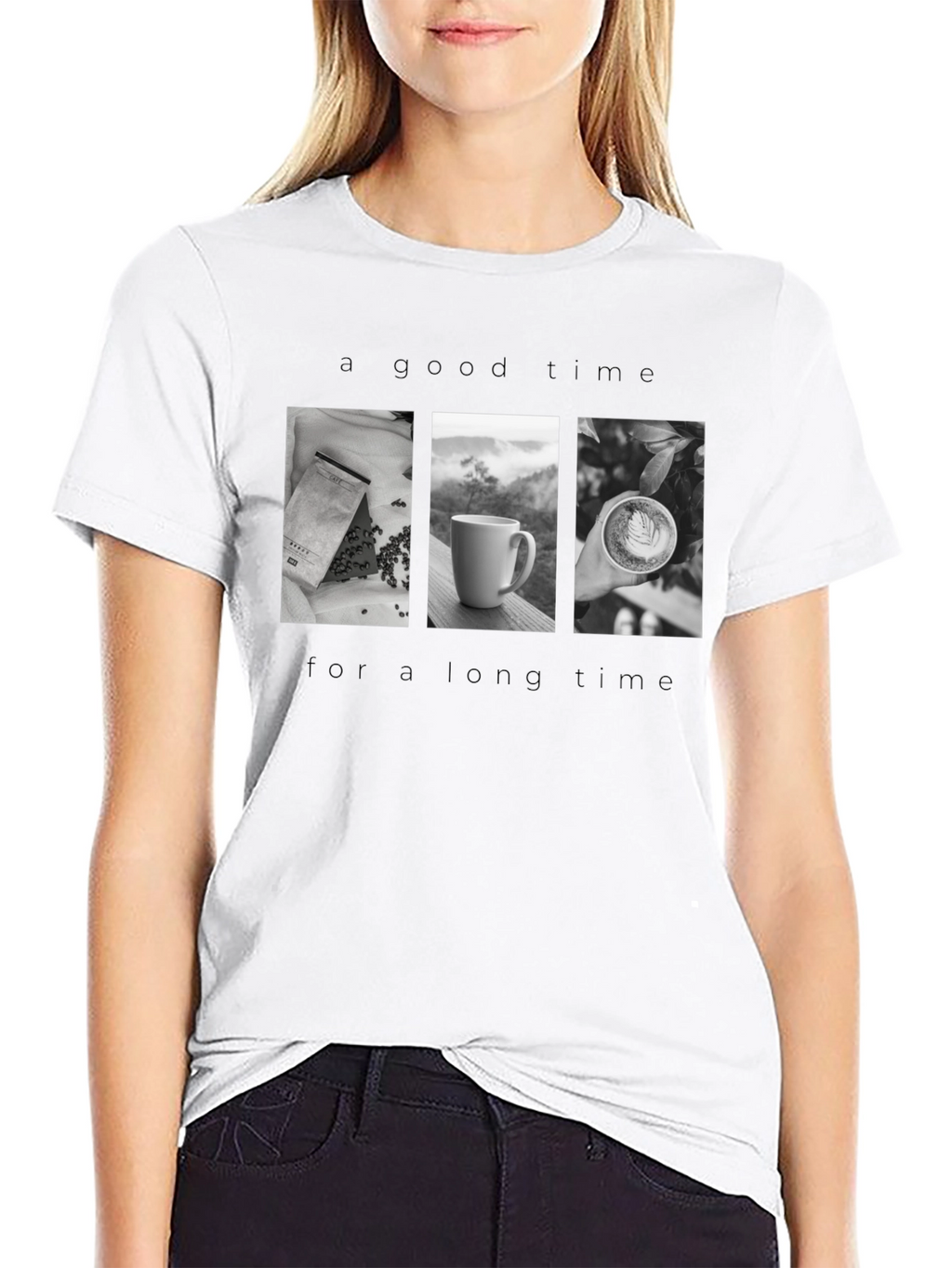 Coffee Time Black T-Shirt