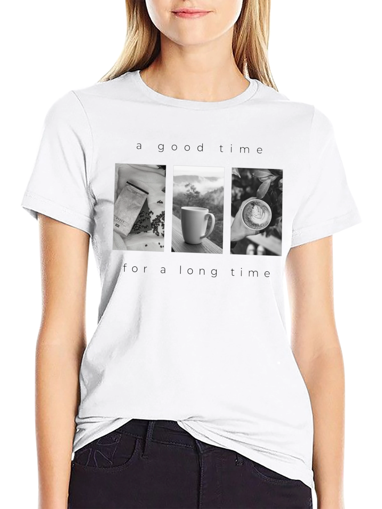 Coffee Time Black T-Shirt