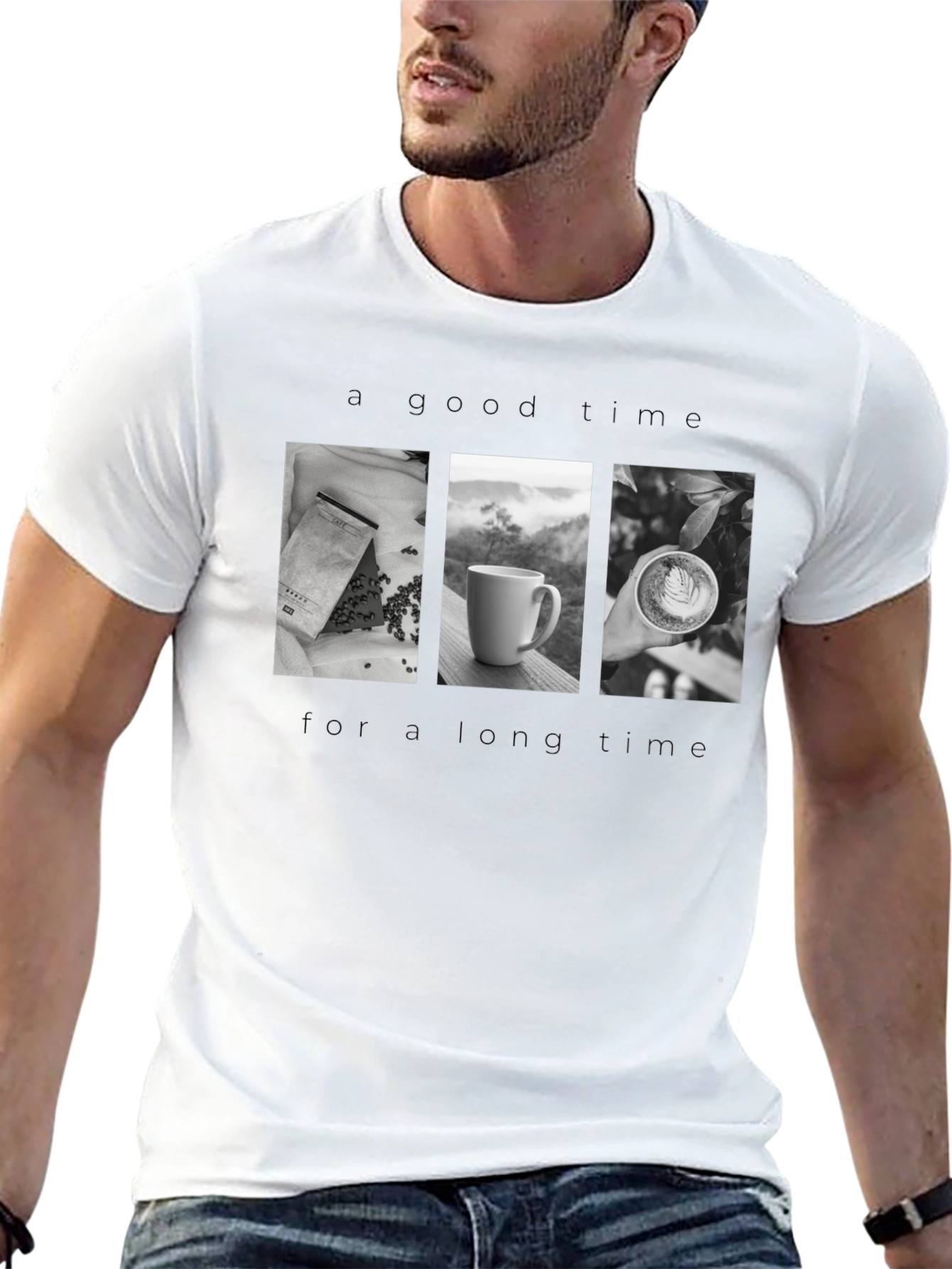 Coffee Time Black T-Shirt