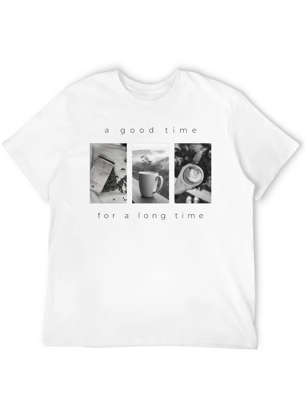Coffee Time Black T-Shirt