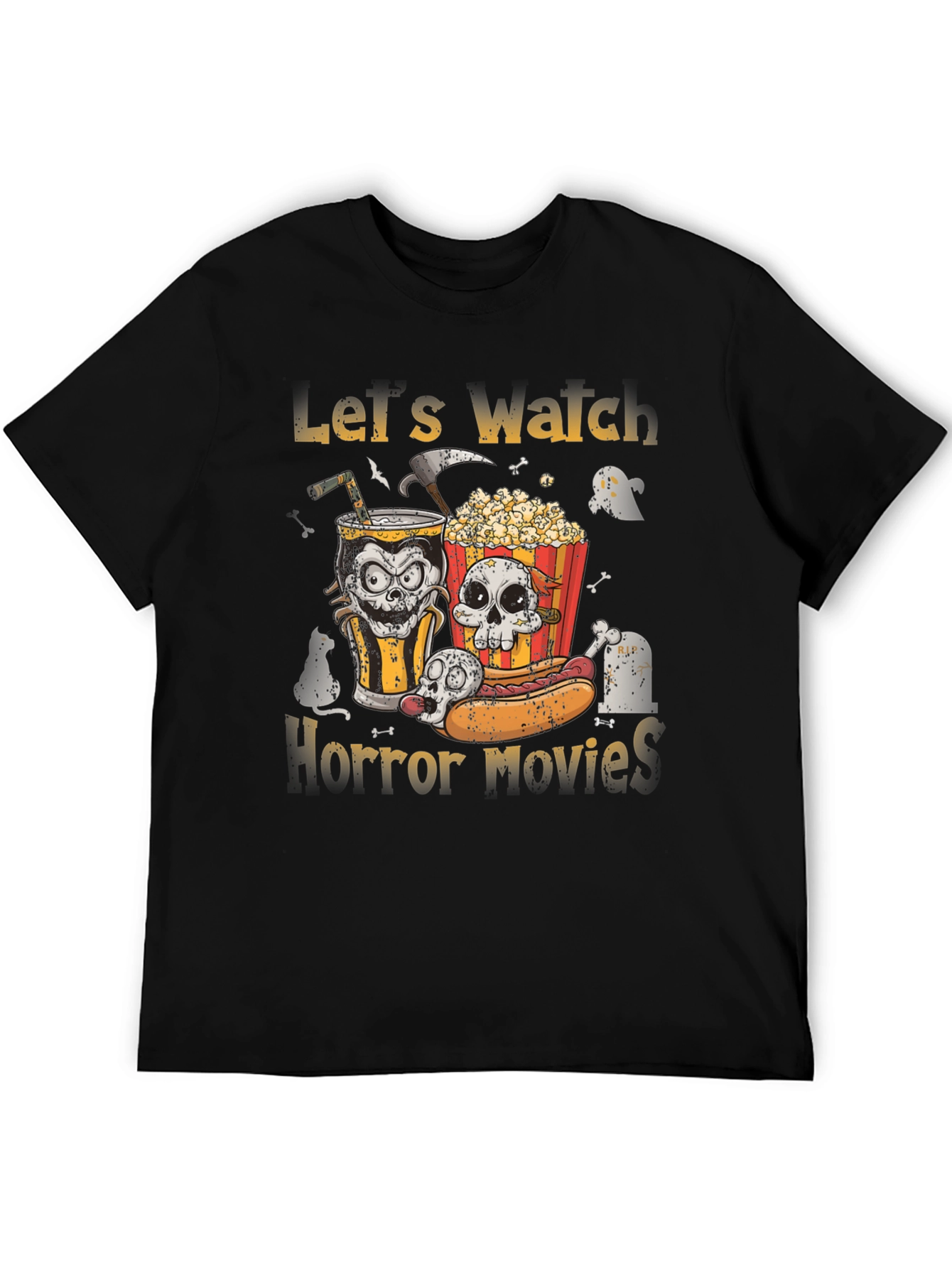 Lets Watch Horror Movies T-Shirt