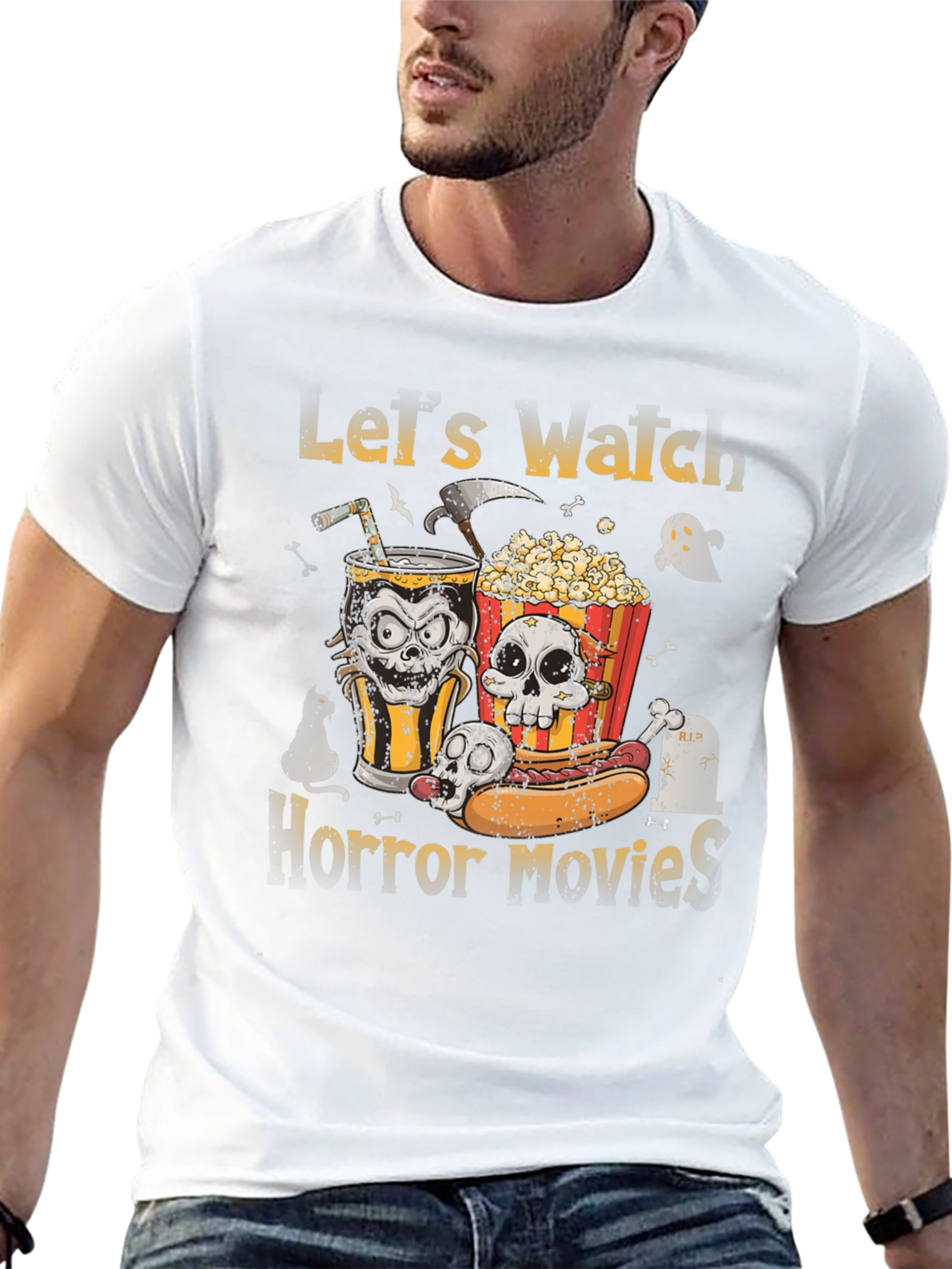 Lets Watch Horror Movies T-Shirt