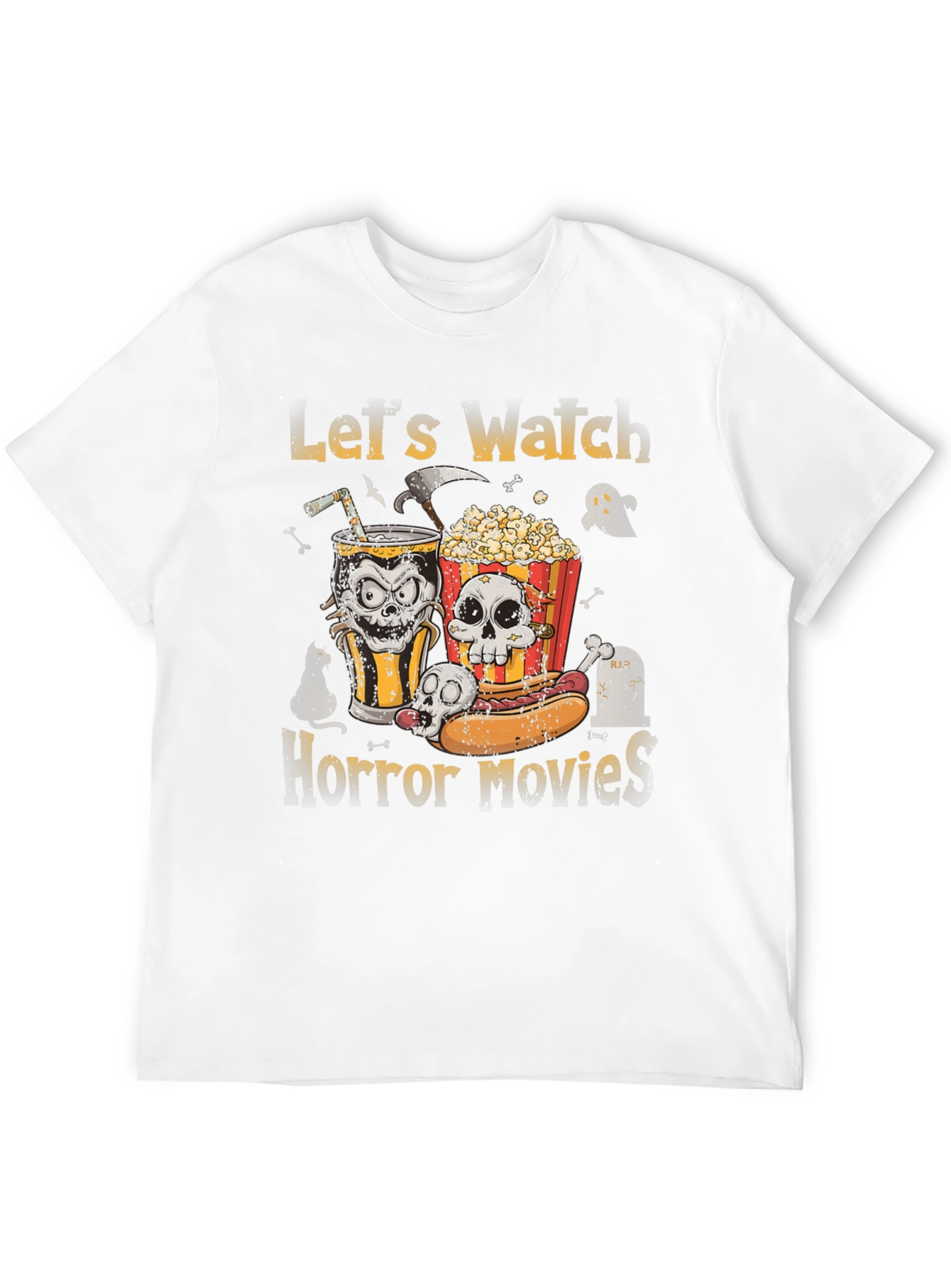 Lets Watch Horror Movies T-Shirt