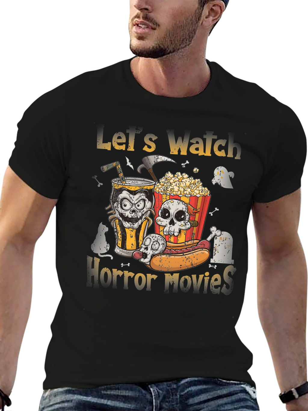 Lets Watch Horror Movies T-Shirt