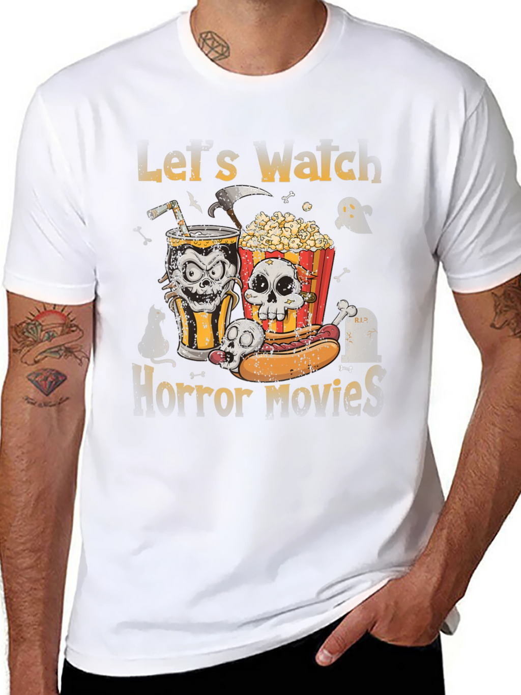 Lets Watch Horror Movies T-Shirt