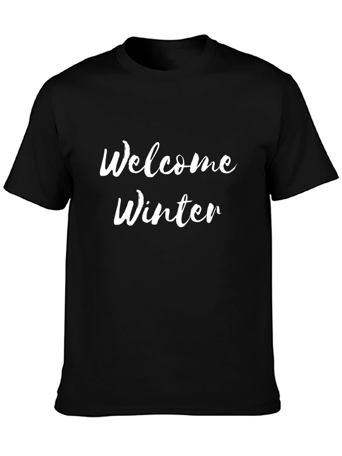 Welcome Winter Black T-Shirt