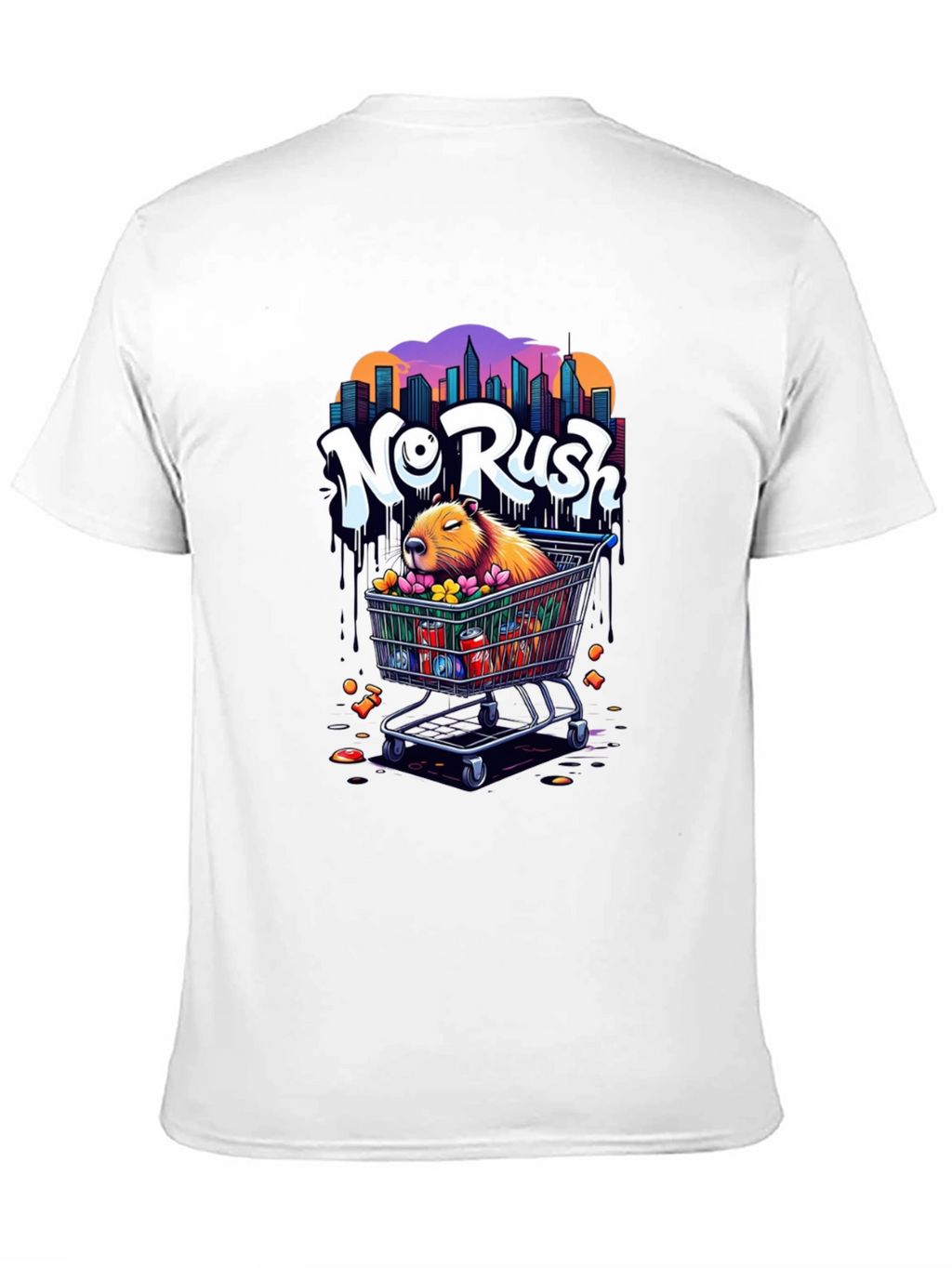 No Rush Capybara Graphic Tee