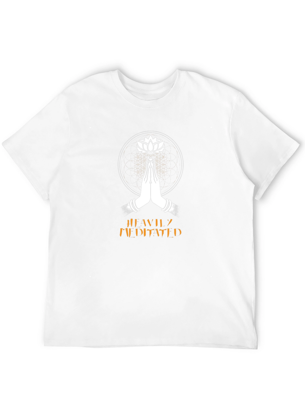 Meditate Graphic Tee - Black Cotton T-Shirt
