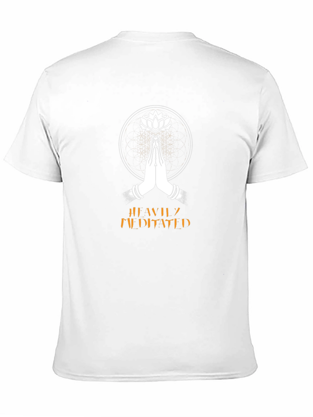 Meditate Graphic Tee - Black Cotton T-Shirt