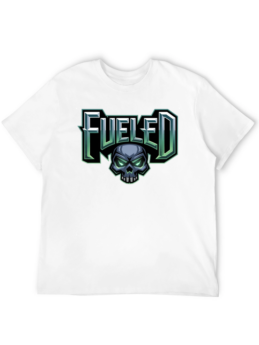 Fueled Skull Graphic Black T-Shirt