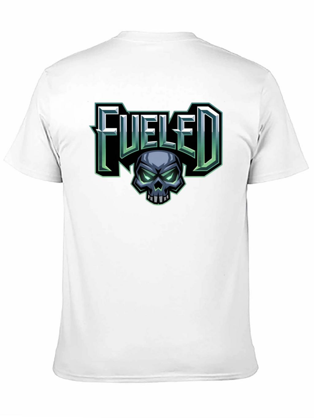 Fueled Skull Graphic Black T-Shirt