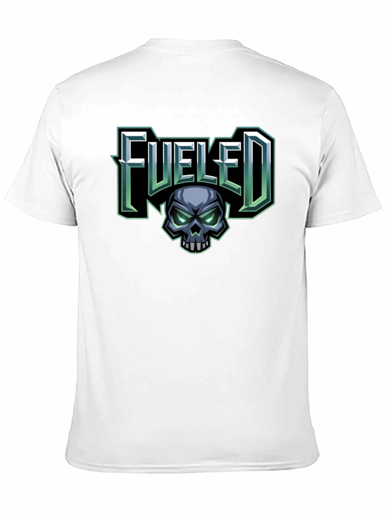 Fueled Skull Graphic Black T-Shirt