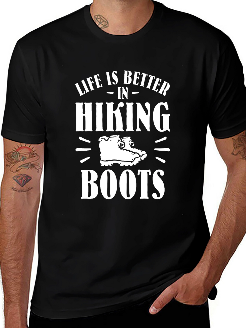 Hiking Boots T-Shirt - Life is Better Outdoors