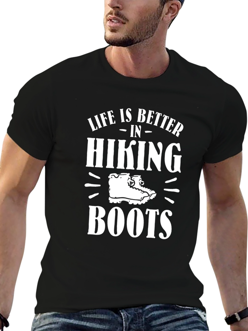 Hiking Boots T-Shirt - Life is Better Outdoors