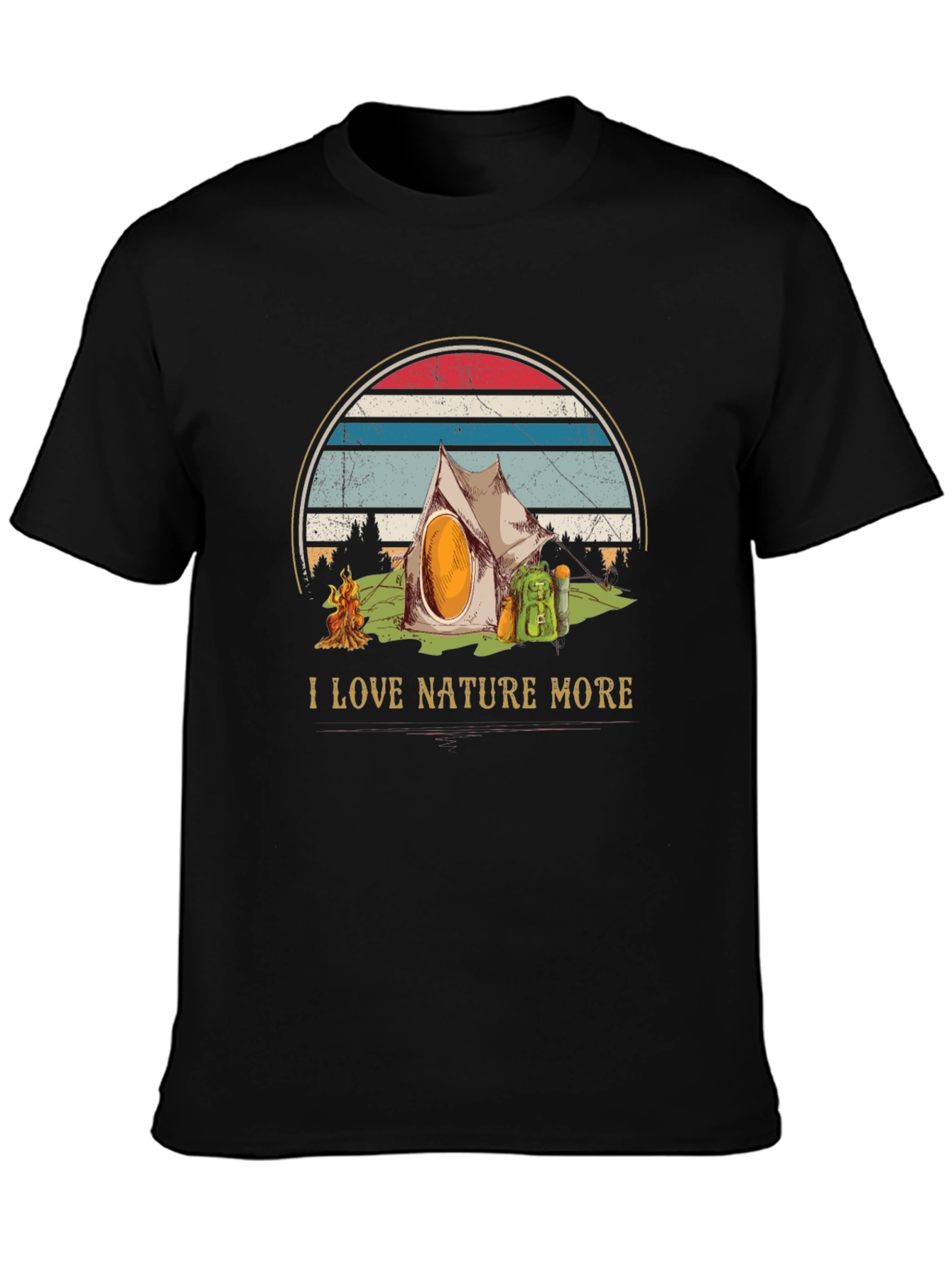 Nature Lover Camping Graphic Tee
