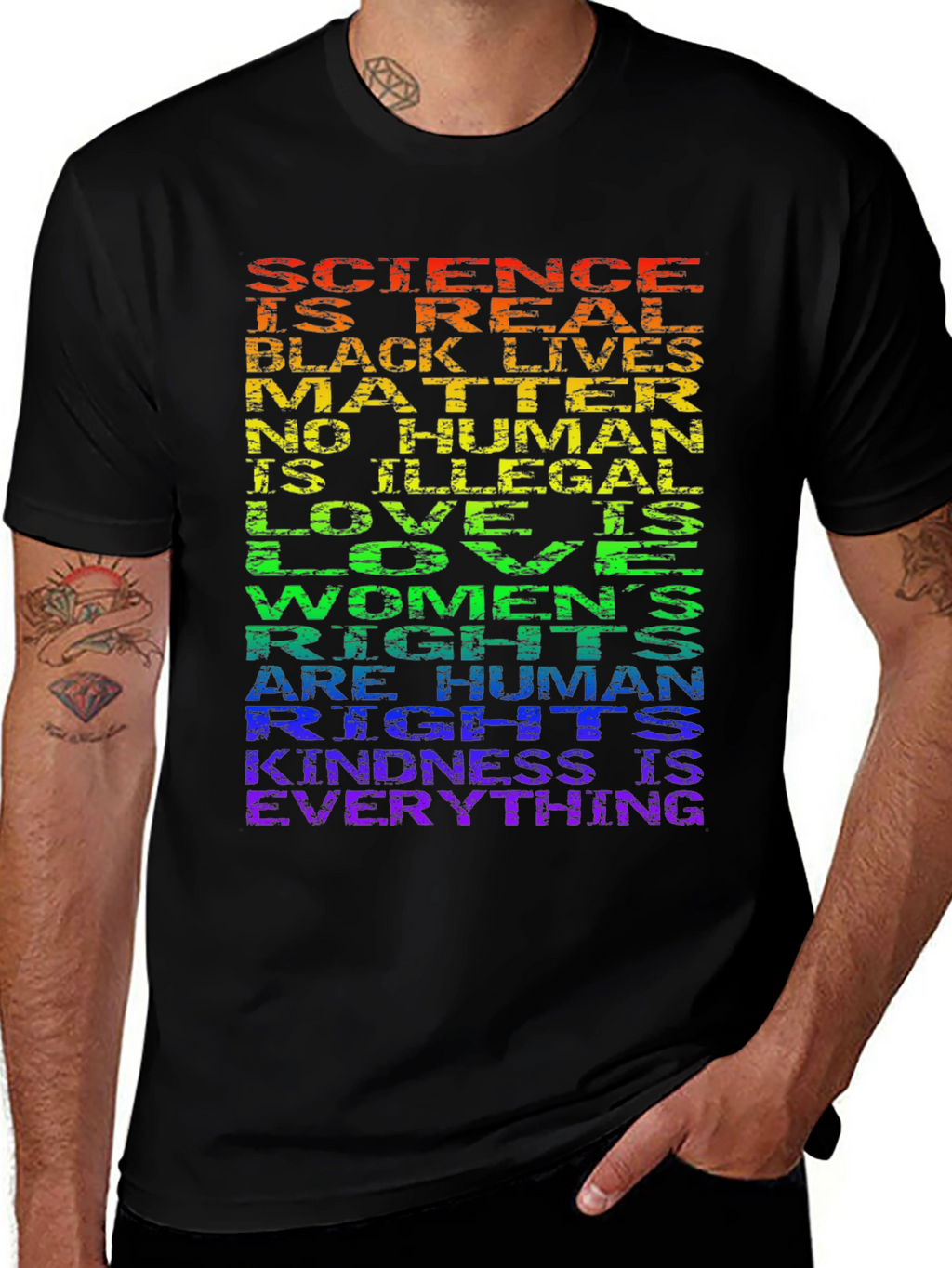Science is Real Human Rights T-Shirt