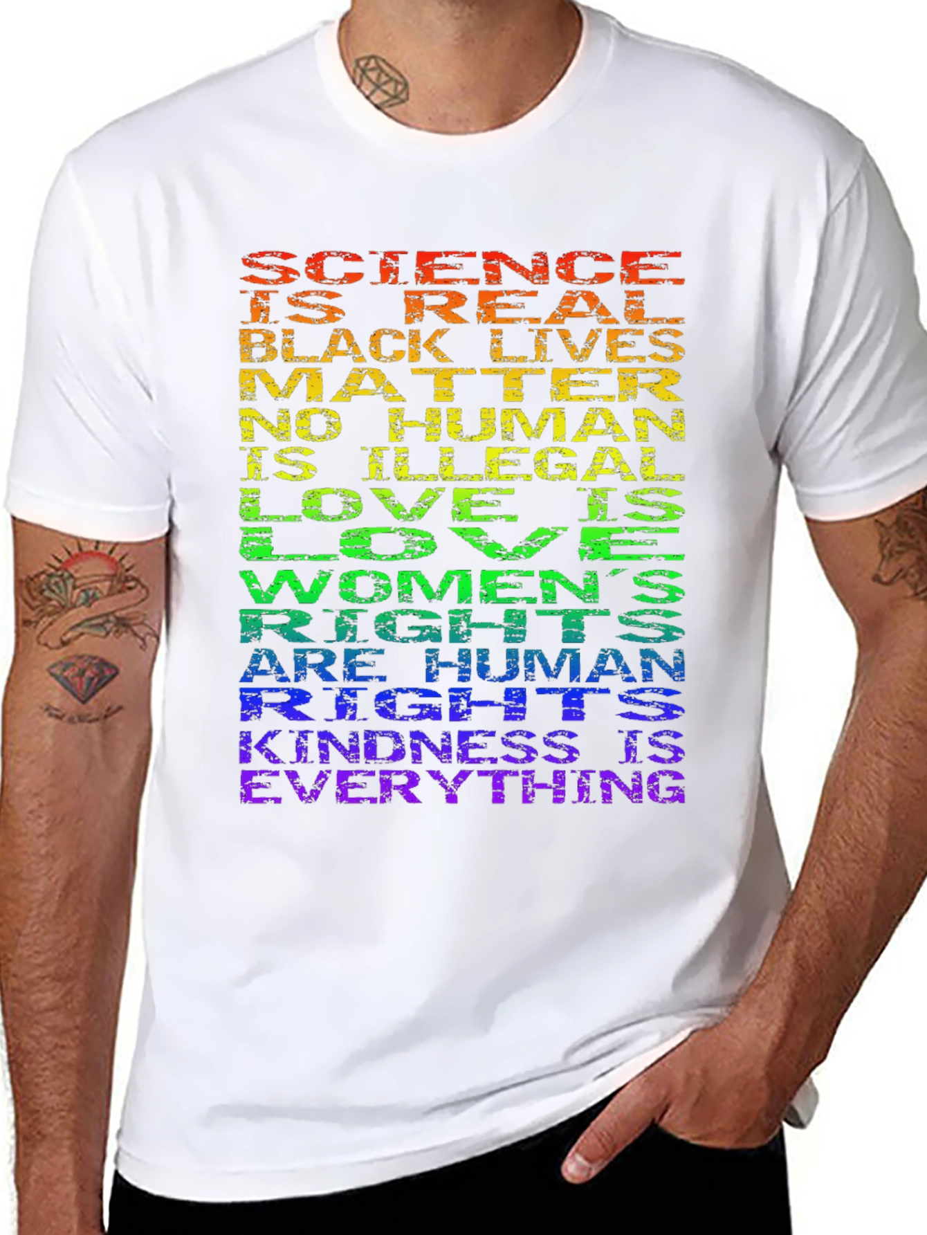 Science is Real Human Rights T-Shirt