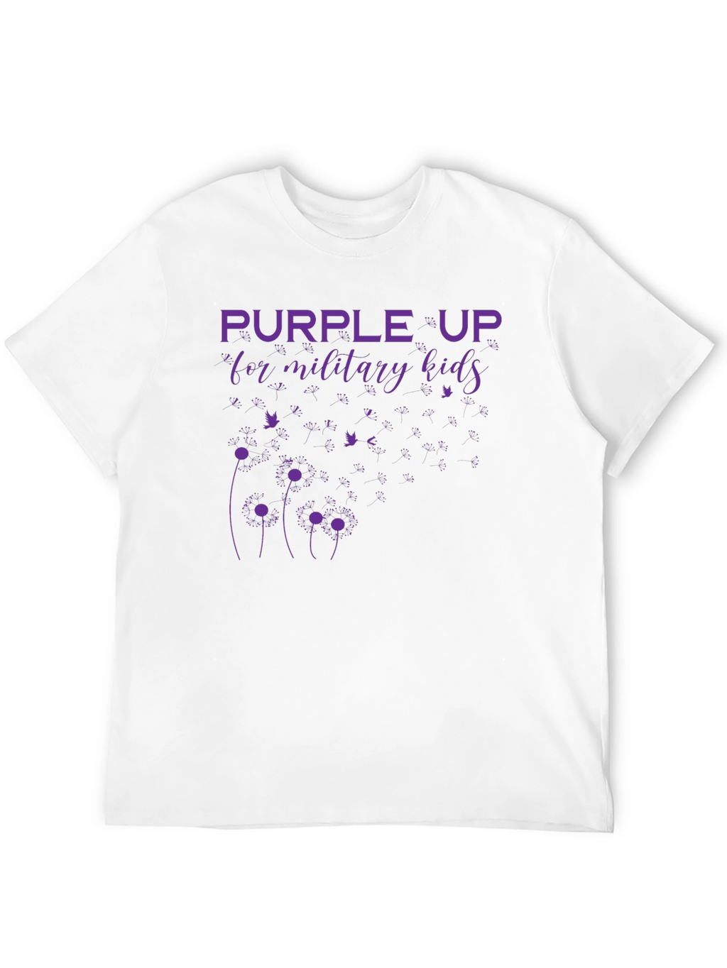 Purple Up Military Kids T-Shirt