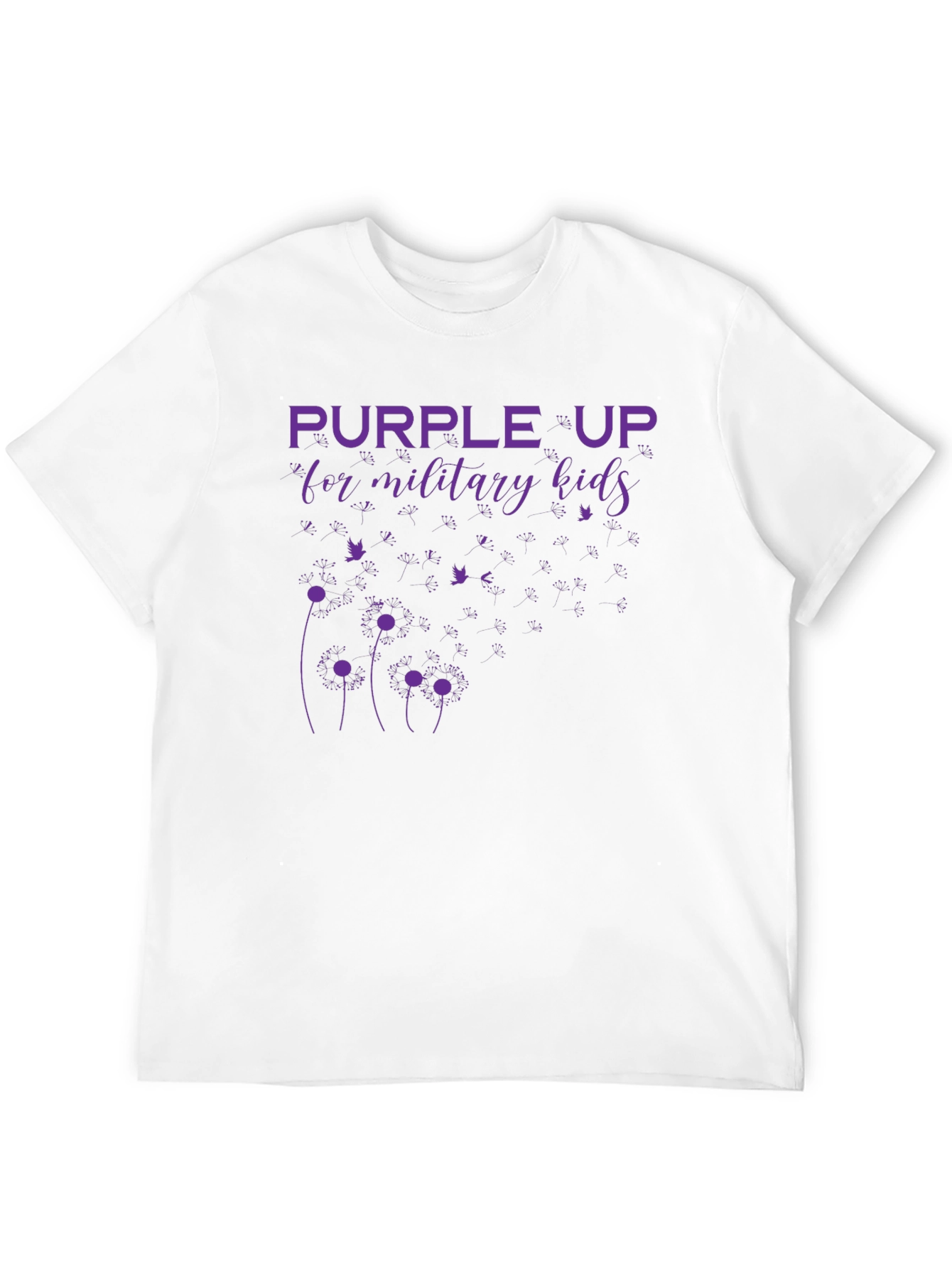 Purple Up Military Kids T-Shirt