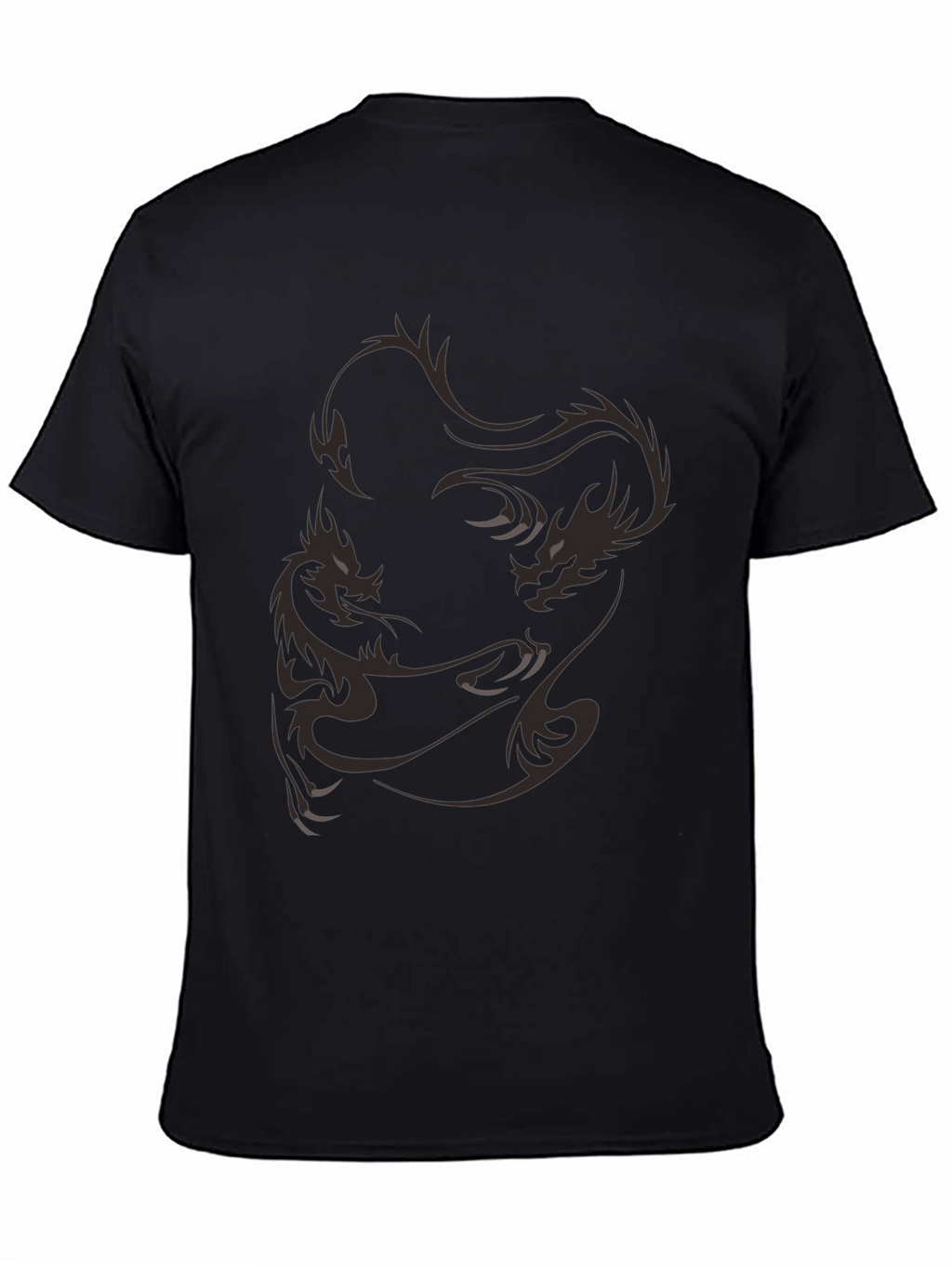 Dragon Graphic Black T-Shirt - Casual Style