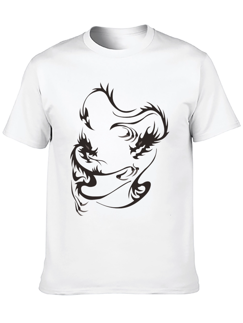 Dragon Graphic Black T-Shirt - Casual Style