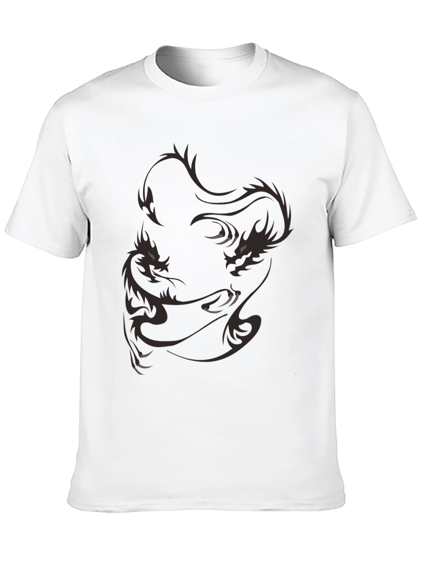 Dragon Graphic Black T-Shirt - Casual Style