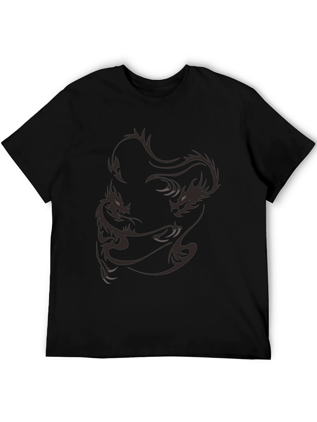 Dragon Graphic Black T-Shirt - Casual Style