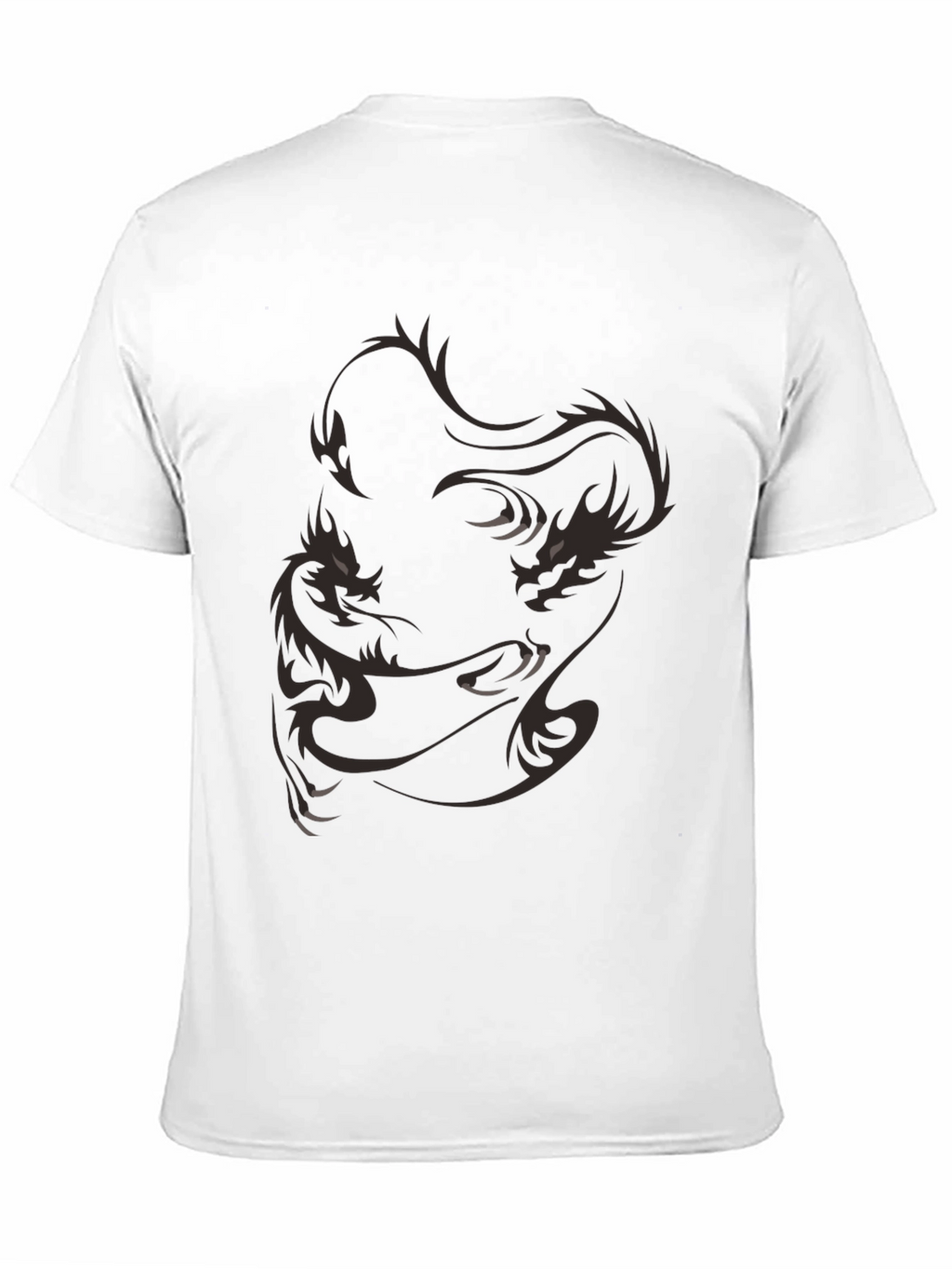 Dragon Graphic Black T-Shirt - Casual Style