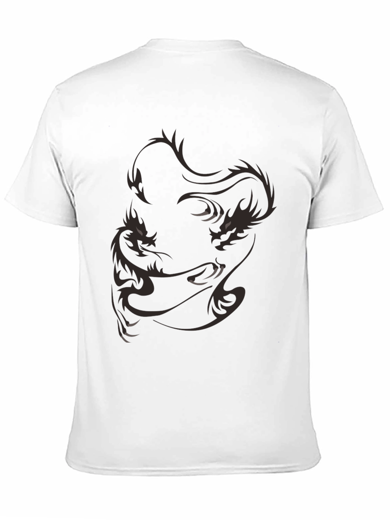 Dragon Graphic Black T-Shirt - Casual Style