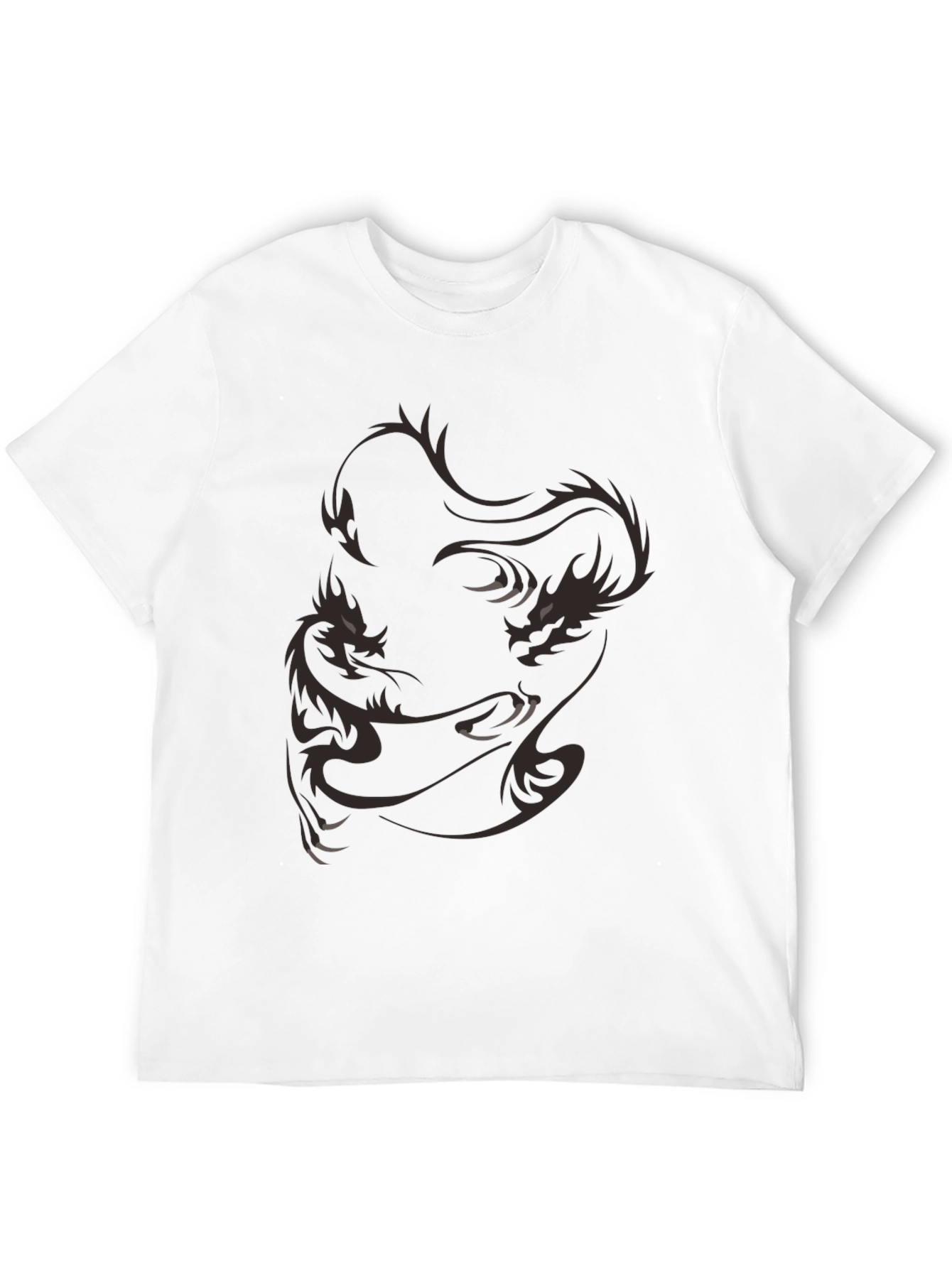 Dragon Graphic Black T-Shirt - Casual Style