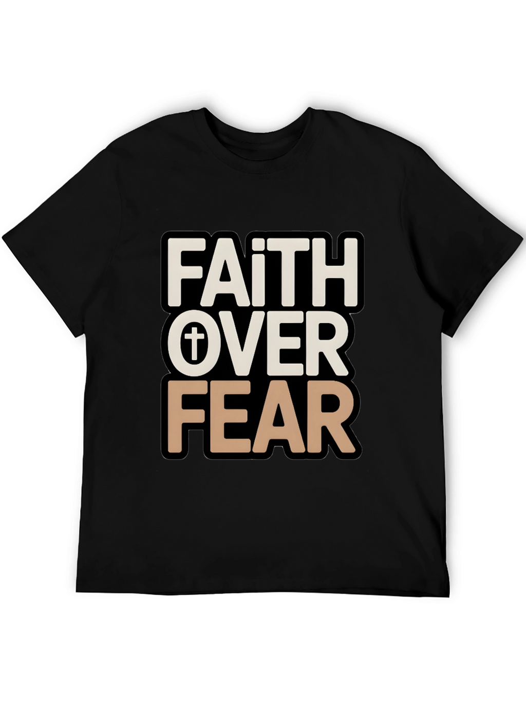 Faith Over Fear Graphic Tee - Christian T-Shirt