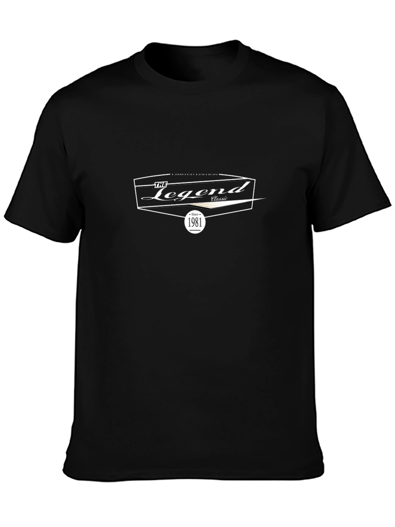 The Legend Classic 1981 Black T-Shirt