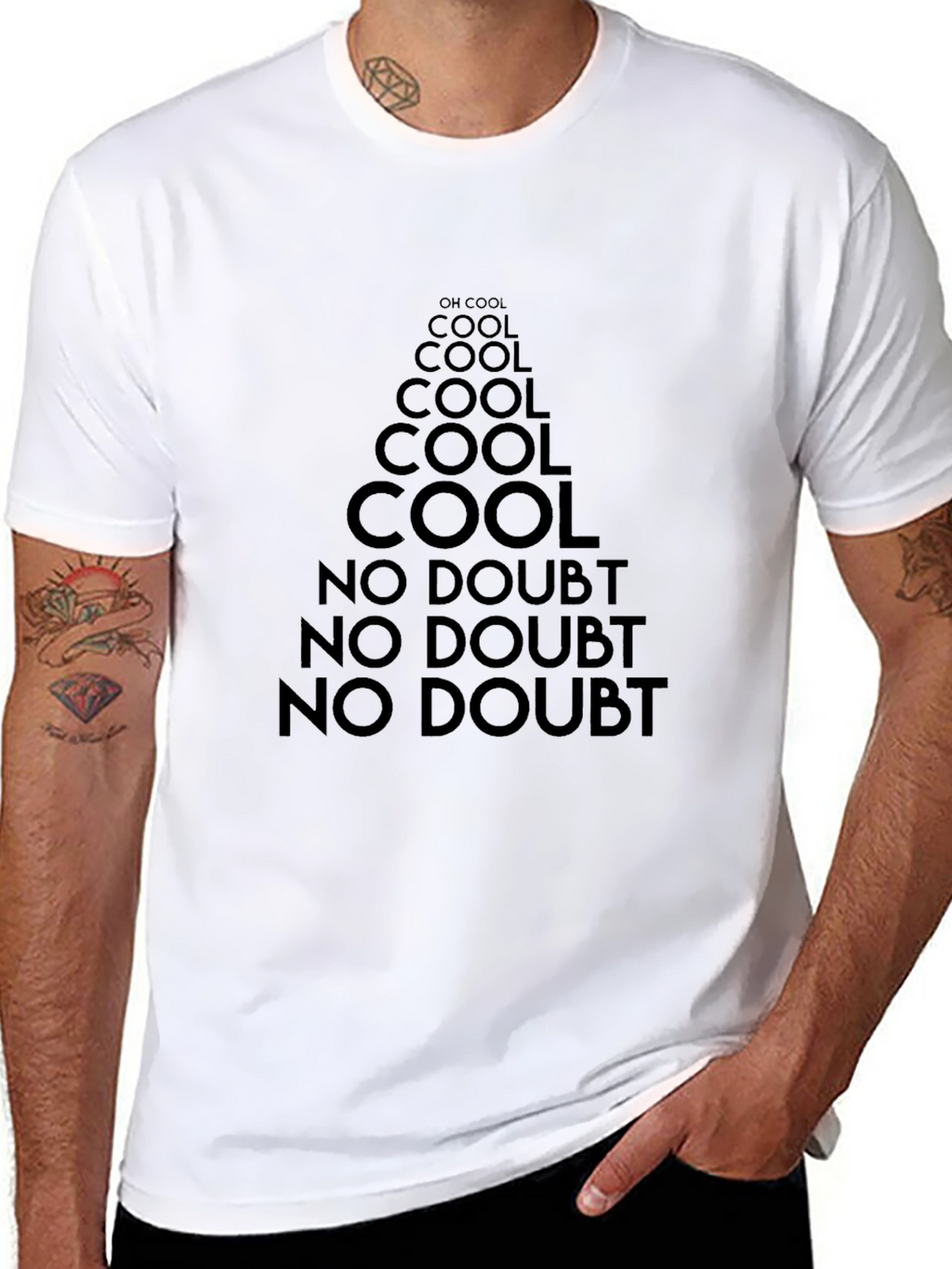 Cool No Doubt Tee | Graphic Print T-Shirt