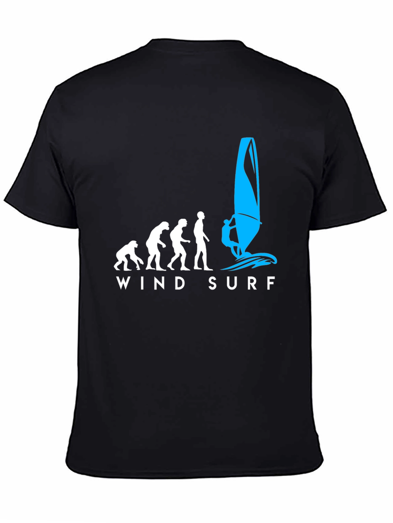 Evolution Windsurfing T-Shirt - Black Graphic Tee