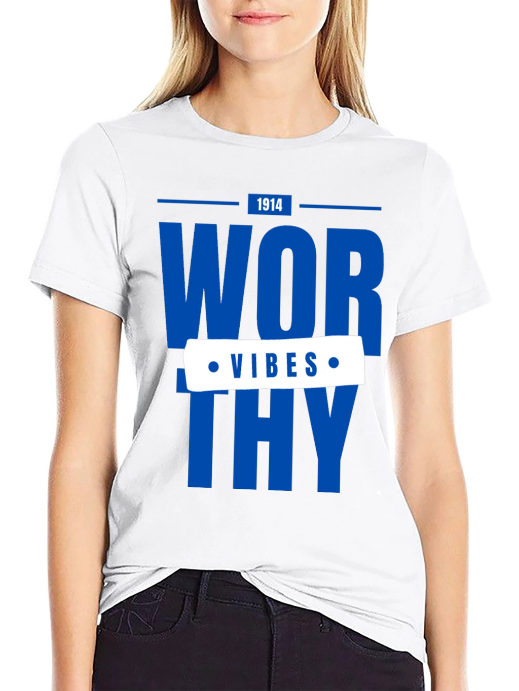 Worthy Vibes Graphic Tee - Stylish Casual Wear