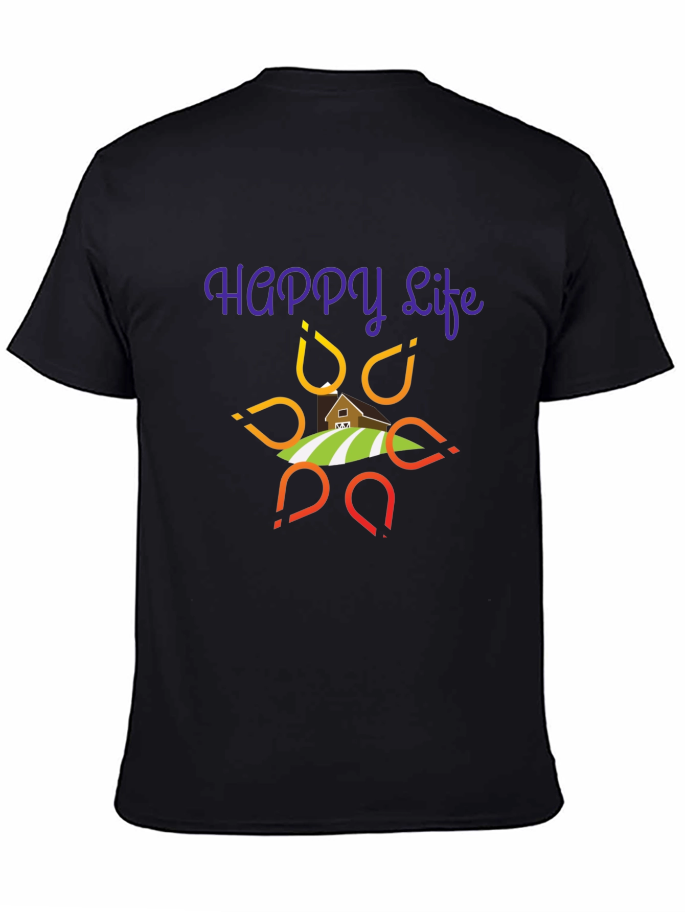Happy Life Graphic T-Shirt