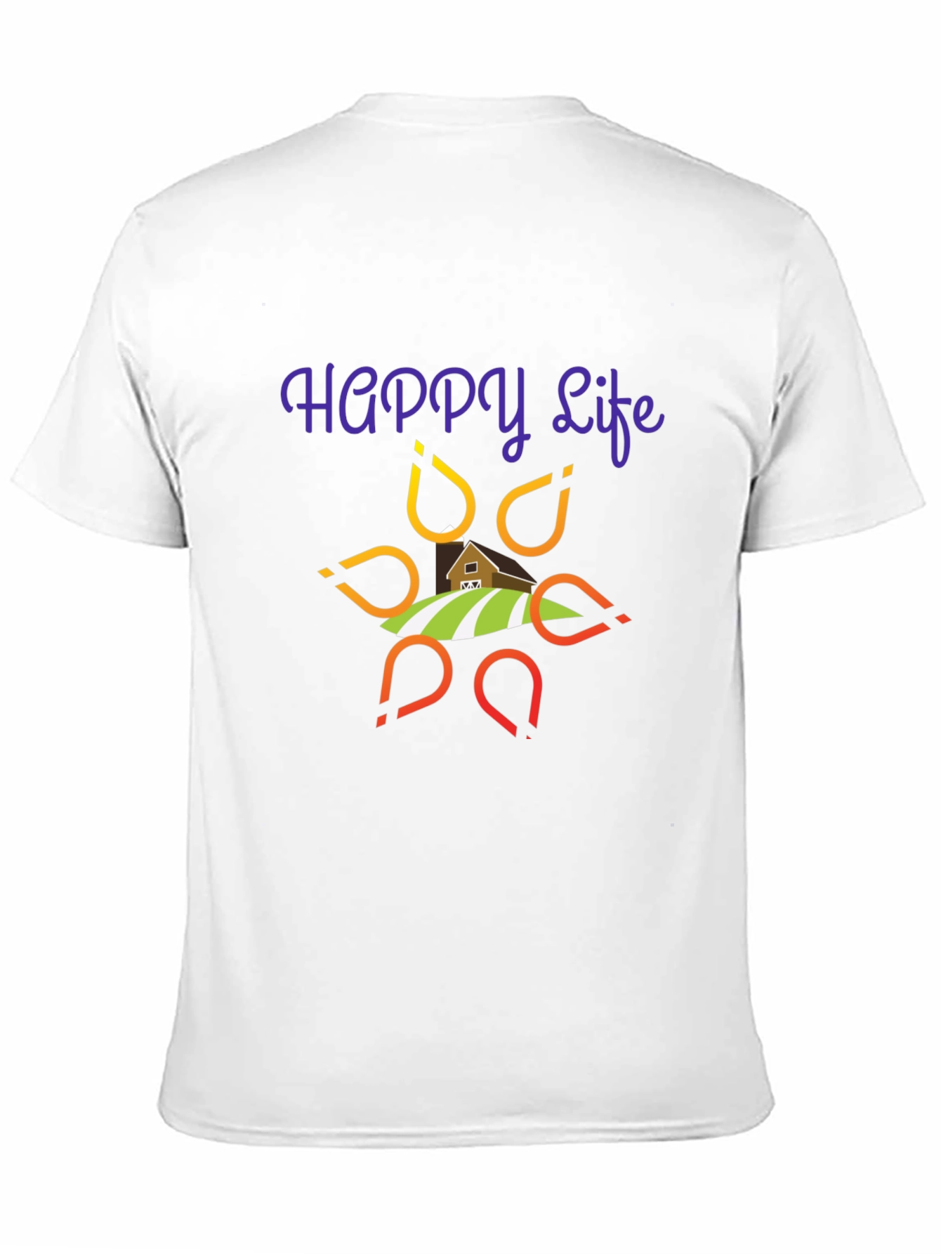Happy Life Graphic T-Shirt