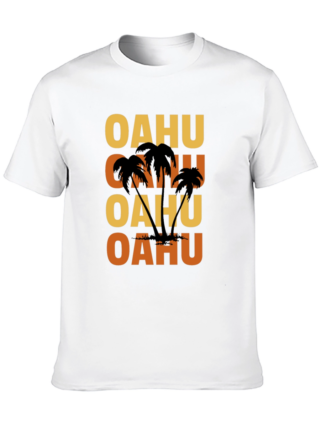 Oahu Palm Tree T-Shirt - Island Style Graphic Tee