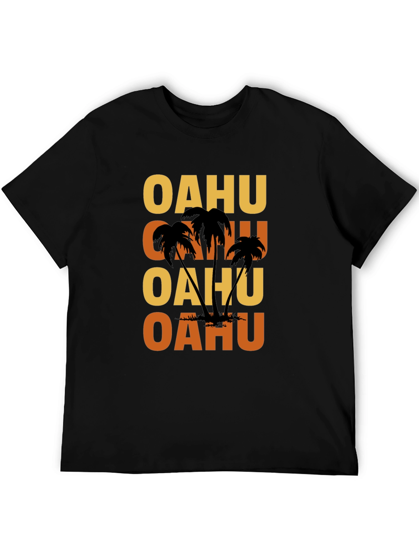 Oahu Palm Tree T-Shirt - Island Style Graphic Tee