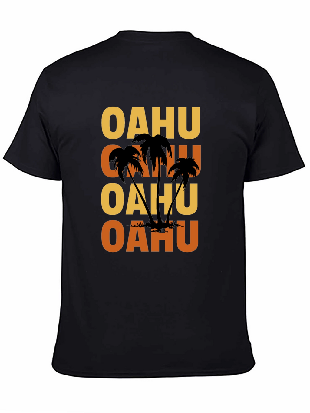 Oahu Palm Tree T-Shirt - Island Style Graphic Tee